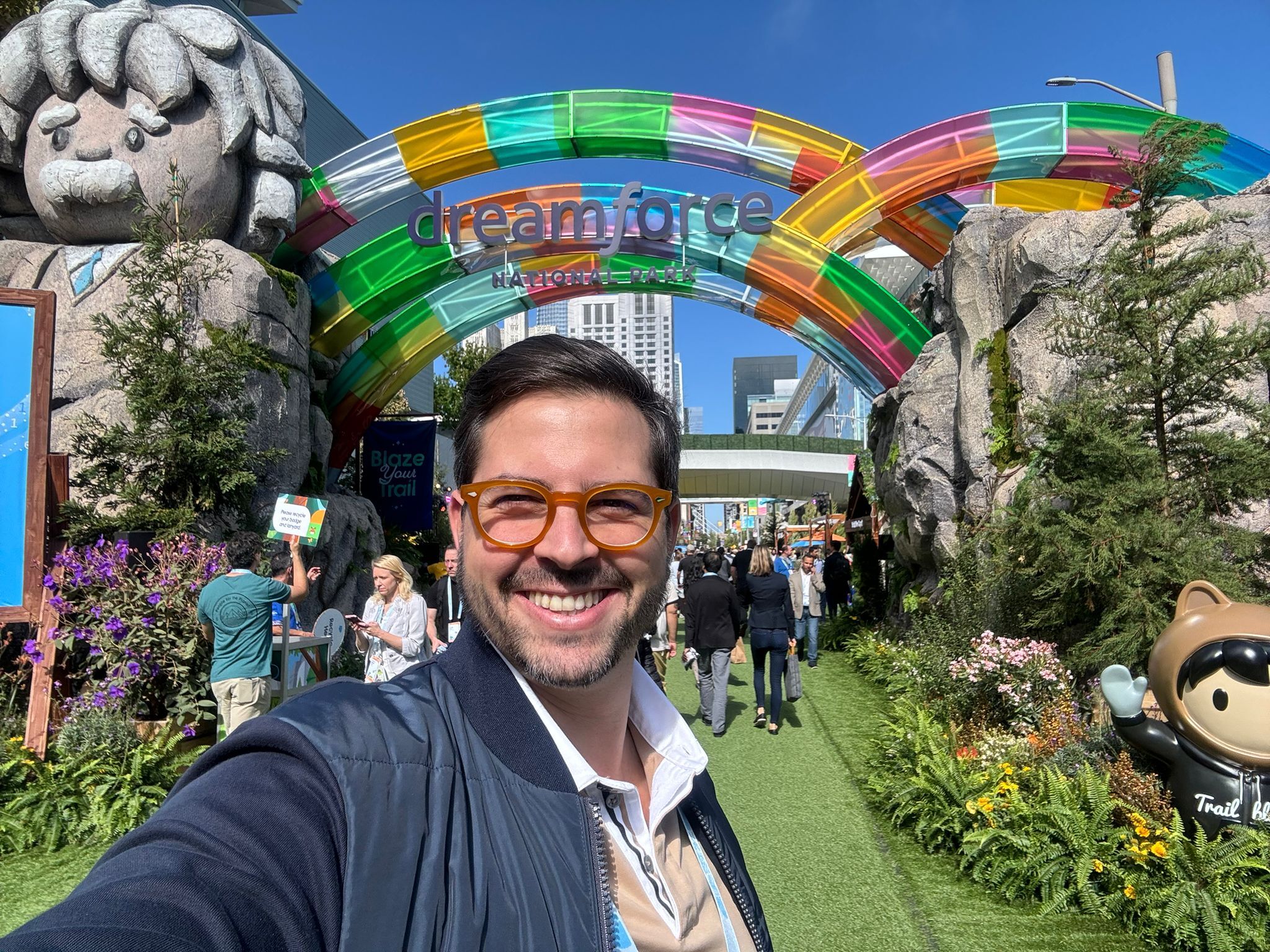 Image of Target Everest’s Managing Partner experiencing Dreamforce 2024, in San Francisco (California).